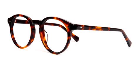 Round Tortoise Shell Glasses Frames | WIGAN 5 | Specscart.®