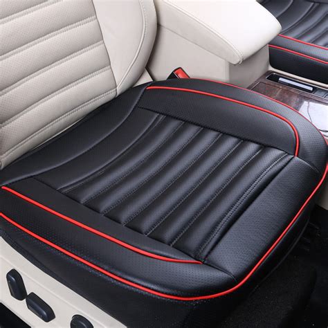 5/10/20PCS 50x50cm PU Leather Car Cushion Seat Chair Cover Black/Beige ...