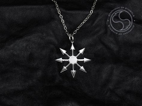 Chaos Star Symbol Necklace | Symbol necklace, Chaos magic, Magic symbols