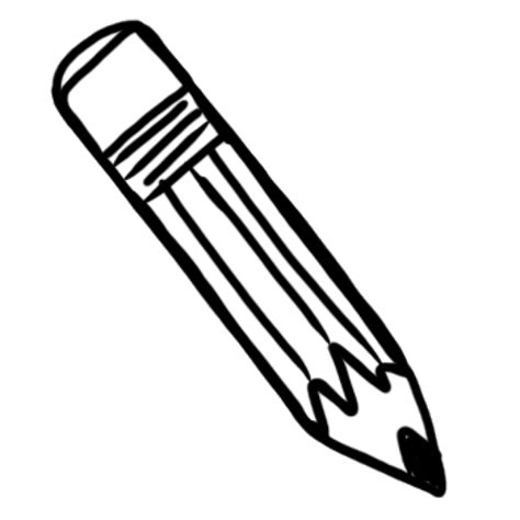 Download High Quality pencil clipart black and white Transparent PNG ...