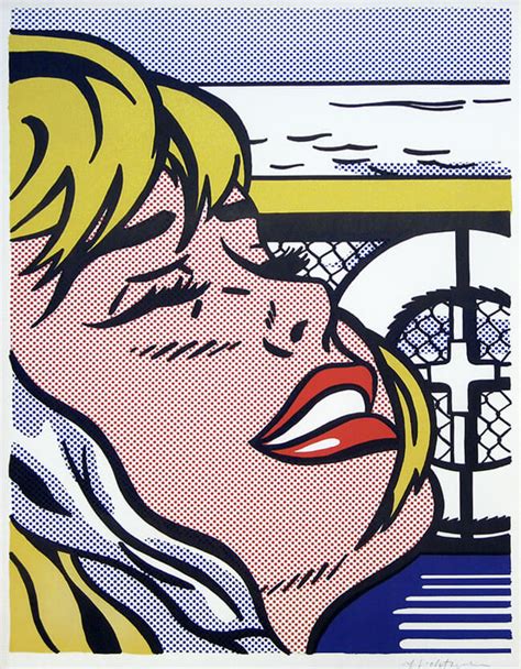 Roy Lichtenstein, Shipboard Girl, 1965, Lithograph