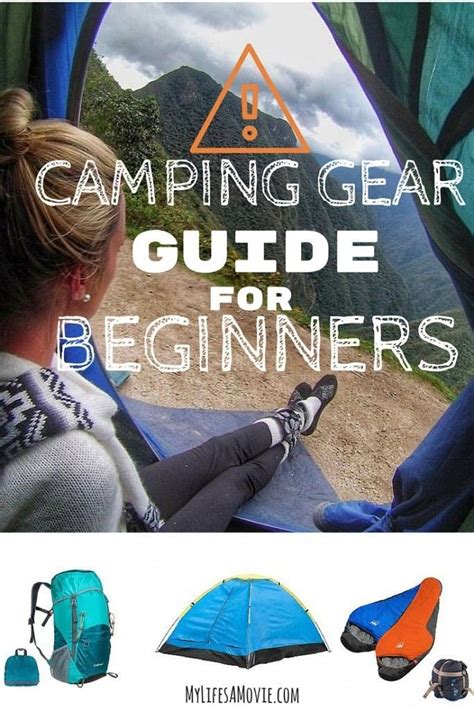 Camping Gear essentials for beginner campers, from tents and backpacks to food and baby wipes! # ...