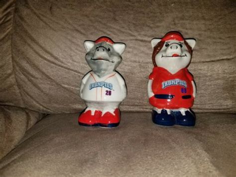 Lehigh Valley IronPigs mascots baseball ceramic salt and pepper shakers B | eBay