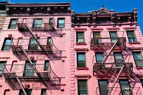 Pink Apartment Building in SoHo in New York City, New York - Encircle ...