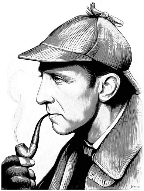 Sherlock Holmes Digital Art by Greg Joens