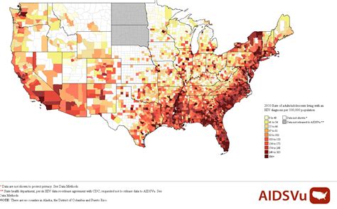 AIDSVu releases new maps that depict impact of HIV in America | Emory ...