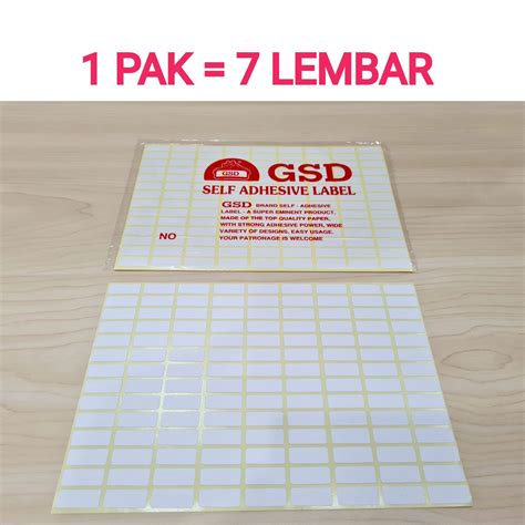 Label Stiker Murah 112 Isi 7 Lembar | Lazada Indonesia