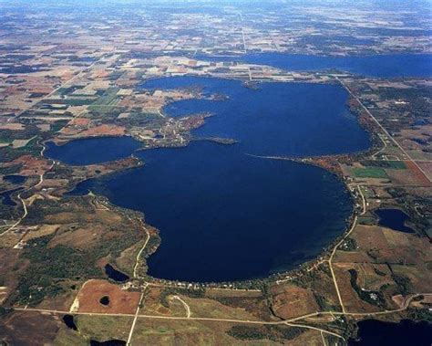 An aerial view of Lake Ida in Alexandria, Minnesota / ALEXMN.COM BY CRAIG MISCHE