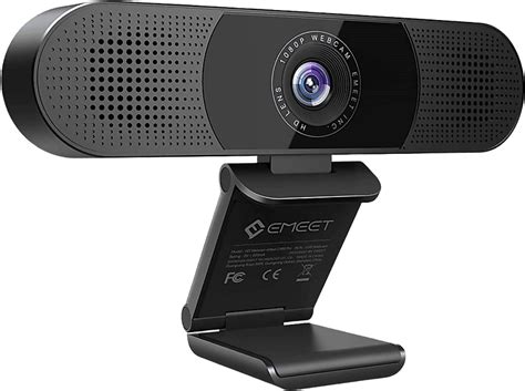 Webcam | eMeet C980 Pro, Full HD, Fijo, 2x Altavoces, 4x Micrófonos ...