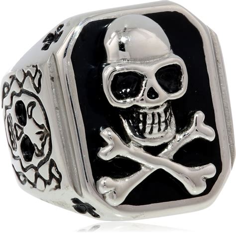 Men's Skull and Bones Ring|Amazon.com