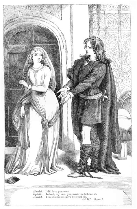 Hamlet and Ophelia | Victorian Illustrated Shakespeare Archive