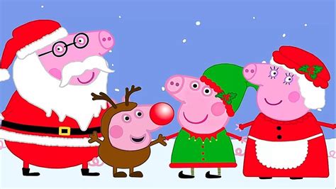 Peppa Pig Merry Christmas Santa Claus Compilation Fun In The Snow English Episodes 2018 - YouTube