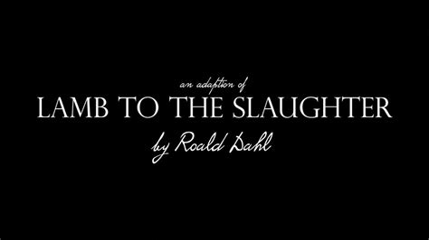 Lamb to the slaughter - YouTube