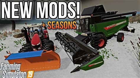 SEASONS 19 IS OUT NOW! | All New Mods For Farming Simulator 19 - YouTube