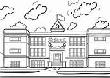 Printable Buildings sketch template