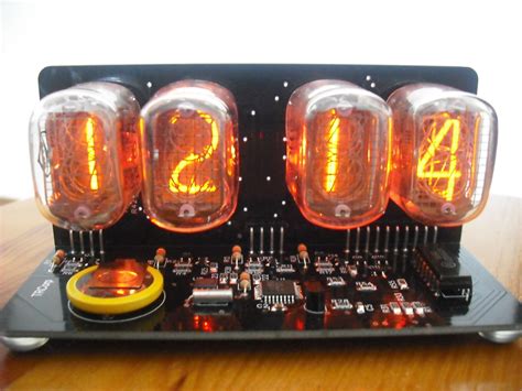 Nixie Tube Clock With IN-12 Tube Led Rgb Backlight Black PCB - Etsy