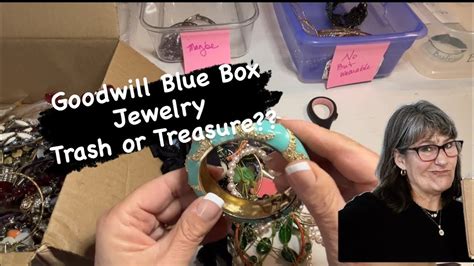 Goodwill Blue Box Jewelry! Trash or Treasure?? - YouTube