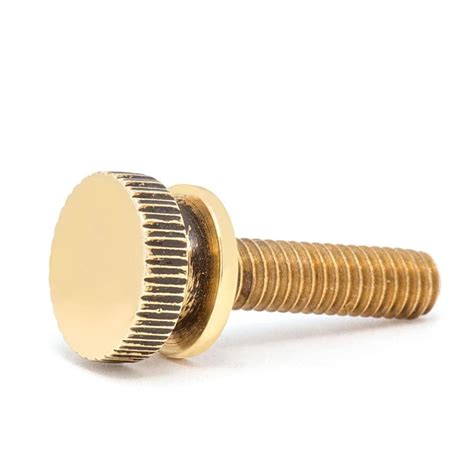 8-32 Male Knurled Thumb Screw | Brass, Brass decor, Screw