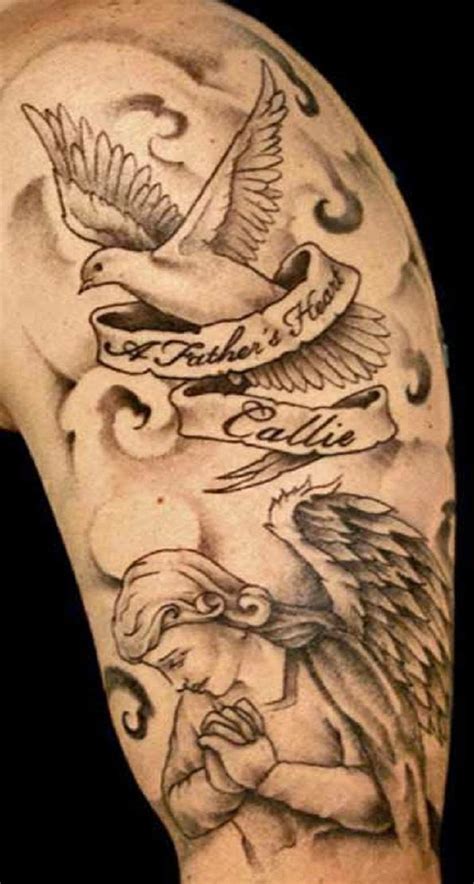 Favorite Dove Tattoo Designs Images Photos Ideas - Memoir Tattoos