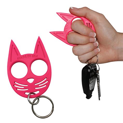 Self Defense Kitty Keychain - Hot Pink | Spilsbury