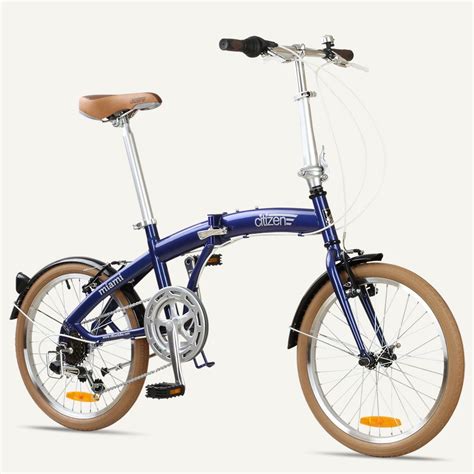 MIAMI Citizen Bike 20" 6-speed Folding Bike with Steel Frame | Folding ...