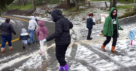 California Finds Joy in Storm That Brings Snow, Graupel and Hail ...