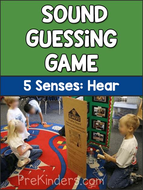 Sound Games: Teach the Sense of Sound - PreKinders Preschool Activities