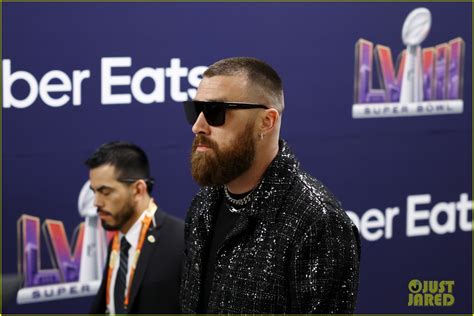 Travis Kelce Arrives at Super Bowl 2024 in Shimmering All-Black Outfit: Photo 5012804 | Photos ...