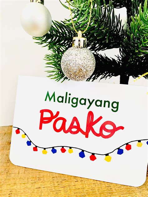 Mie Makes Maligayang Pasko Greeting Card – Sarap Now