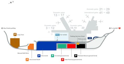 Wellington Airport Parking Map - Lenna Nicolle