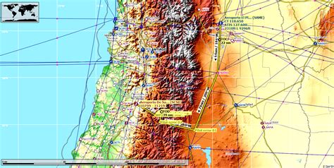 Uruguayan Air Force Flight 571 Map