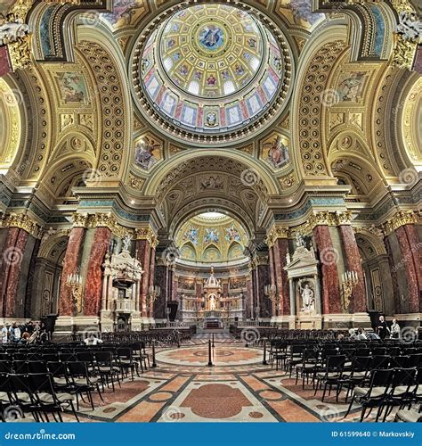 Interior of St. Stephen S Basilica in Budapest, Hungary Editorial Image ...