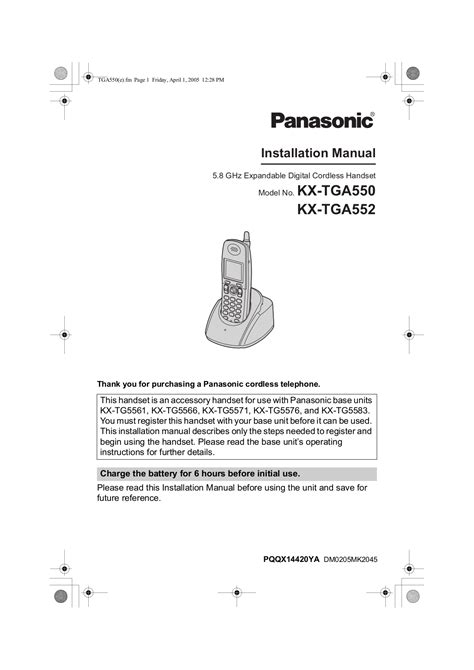 Manual For Panasonic Telephones Cordless - pateeh