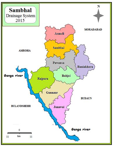 Drainage system of sambhal district | Download Scientific Diagram