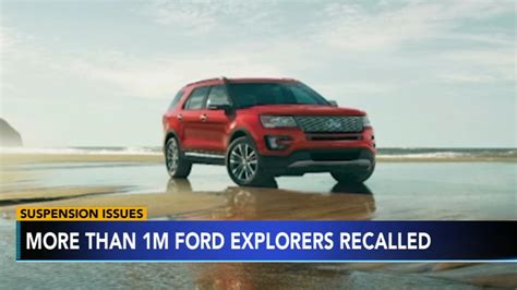 Ford Explorers recalled due to suspension issues - 6abc Philadelphia