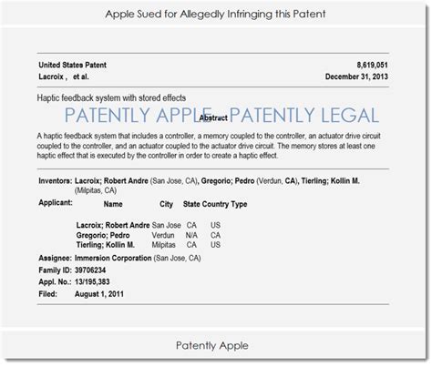 New Patent War: Immersion Files Patent Infringement Case & Complaint ...