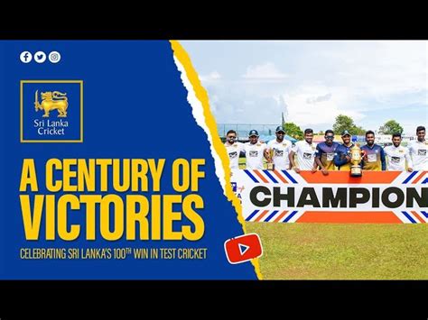 A Century of Victories | Celebrating Sri Lanka’s 100th Win in Test Cricket – Cricket Spies