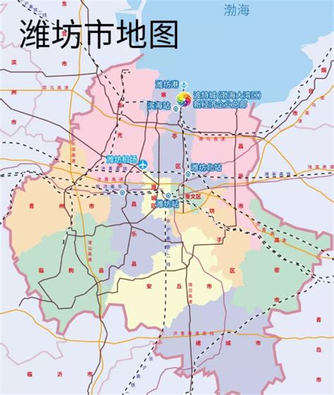 潍坊市区地图全图-图库-五毛网