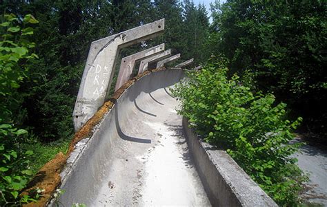 ABANDONED: /// Bobsleigh Track 1984 Winter Olympics