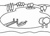 Desenhos de Lago para Colorir Pintar E Imprimir  ColorirOnlineCom sketch template