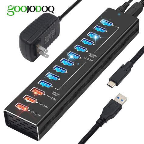 Aliexpress.com : Buy USB Hub Charger 13 Ports USB 3.0 / USB C Hub 12 ...