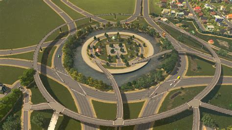 Roundabout park : r/CitiesSkylines