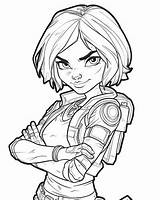 Borderlands Coloring Pages sketch template