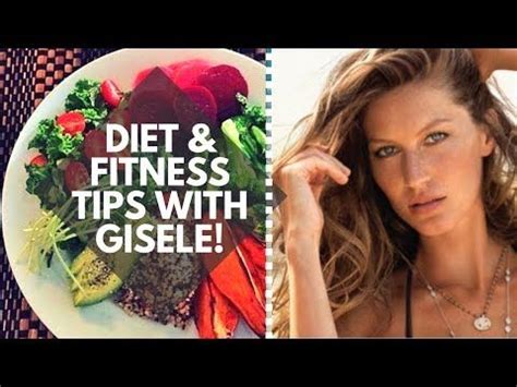 Health Tips with Gisele Bundchen! - YouTube | Health tips, Gisele ...