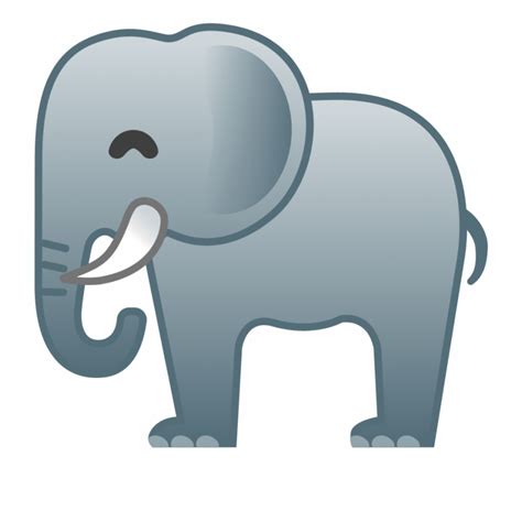 Happy Elephant Emoji Elefante Emoji Whatsapp - Clip Art Library