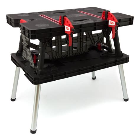 Keter Tool Master Pro Series Folding Work Bench Table/Plastic with Clamps#184693 | eBay