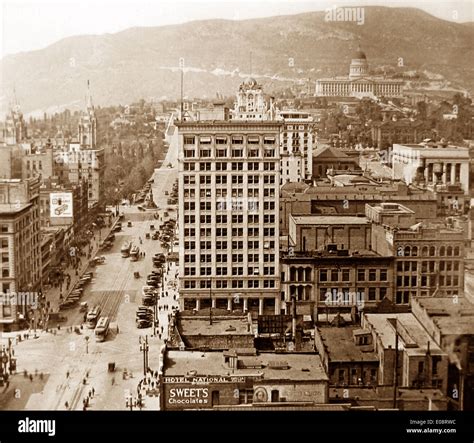 Salt Lake City early 1900s Stock Photo: 69035832 - Alamy