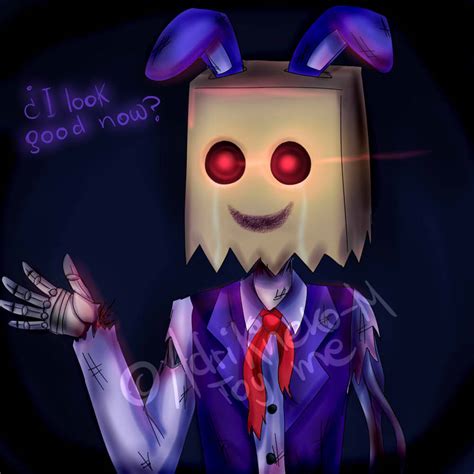 Withered Bonnie- FNAF-Fan art (I look good now) by AdriKoneko-Mizuiro on DeviantArt