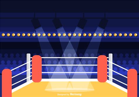 Boxing Ring Background Clipart