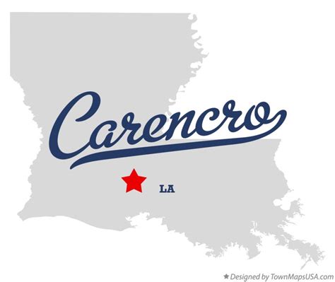 Map of Carencro, LA, Louisiana